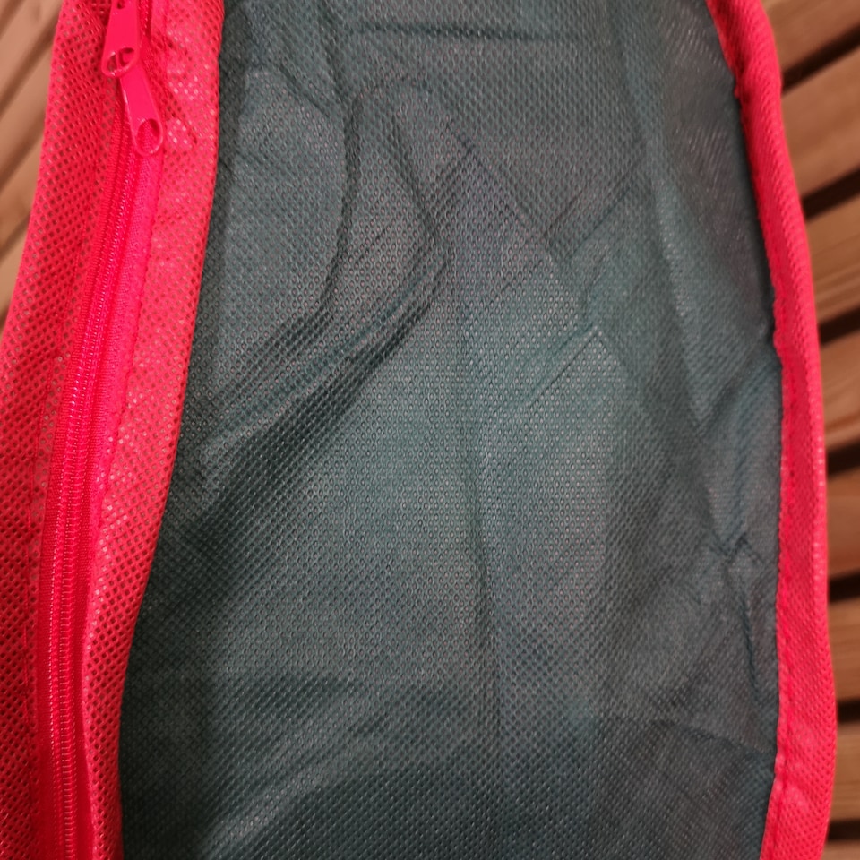 image 1 of 65cm Green Christmas Wreath Decoration Storage Bag with Zip and Carry Handle