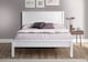 image 3 of 5ft King Size Pure white,wood,wooden low foot end board,solid panel bed frame.Shaker style.