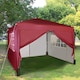 image 2 of MCC Direct Gazebo 3x3 Pop up Garden Outdoor Tent Patio Canopy Marquee with Sides