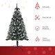 image 4 of HOMCOM 5FT Artificial Snow-Dipped Christmas Tree Xmas Decor w/ Berries Stand