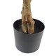 image 3 of 130cm Variegated White/Green Bushy Ficus Tree Copper Metal Planter