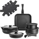 image 1 of Pot and Pan Set Parma17 Pcs including Lids, Utensils and Felt Protectors