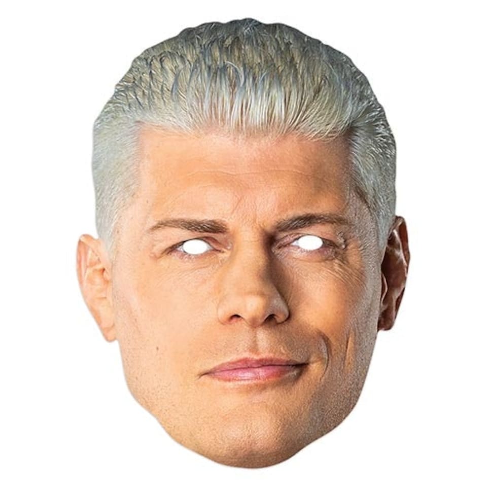Cody Rhodes WWE Cardboard Face Mask