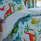 image 3 of Portfolio Home Dinosaurs Blue Bed Duvet Cover and Pillowcase Set