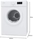 image 5 of Montpellier MVSD7W 7kg Tumble Dryer Vented Sensor Drying White