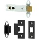 image 1 of Heavy Duty Tubular Latches - Premium Quality 102mm Black for Durable Door Security