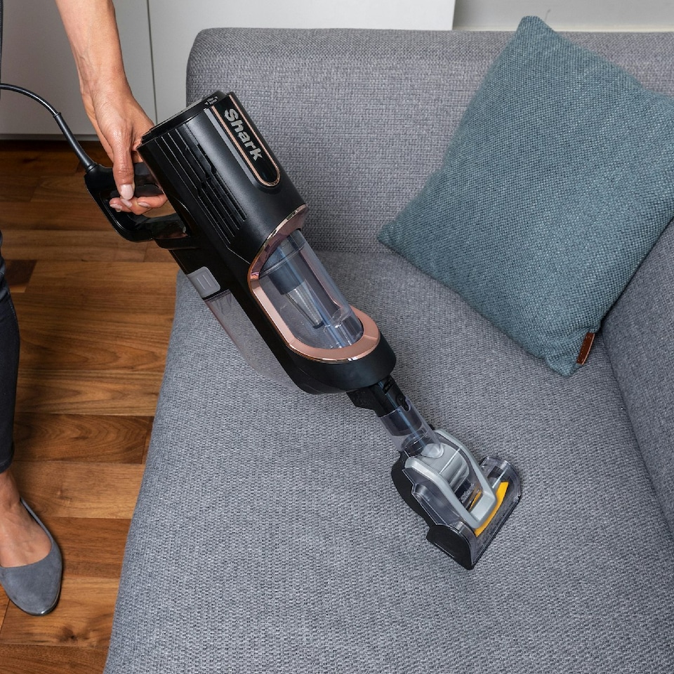 image 1 of Shark Anti Hair Wrap Corded Stick Vacuum Cleaner with Flexology and TruePet HZ500UKT