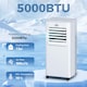 image 2 of HOMCOM 5000BTU Portable Air Conditioner 4 Modes LED Display Timer Home Office