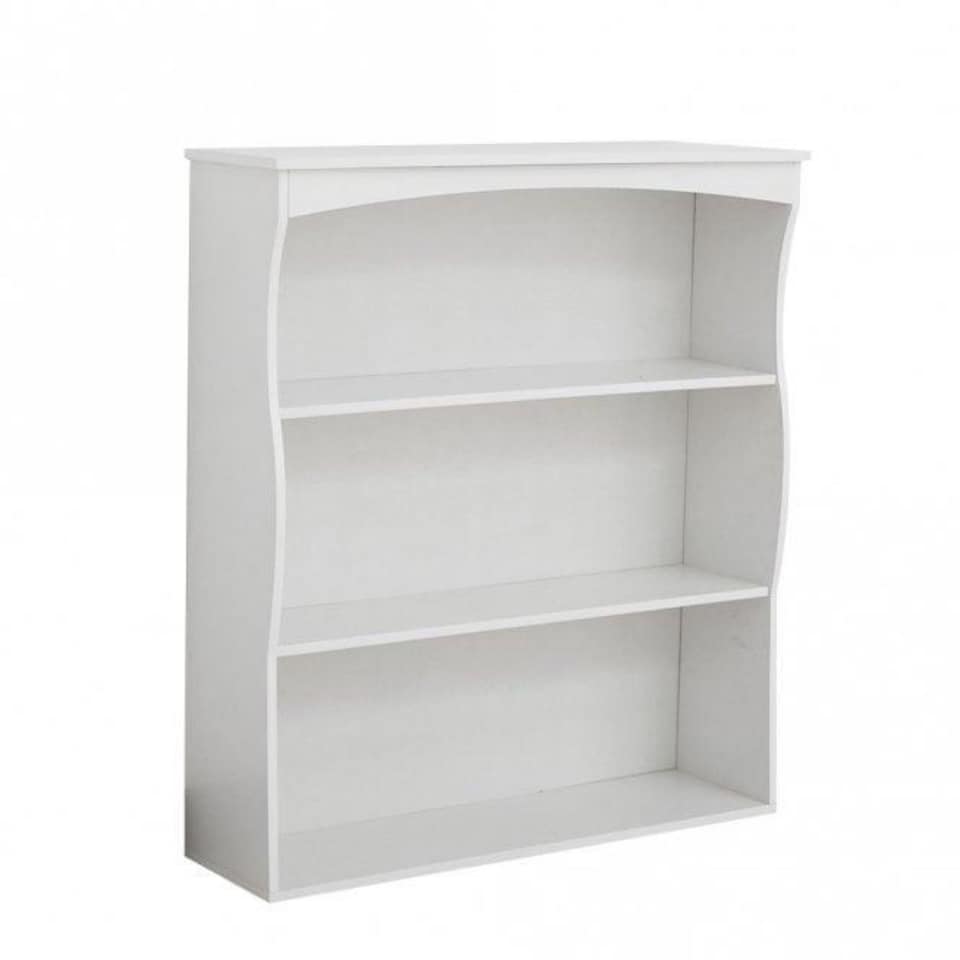image 1 of Grey Wall Mounted Shelves Painted 3 Book Shelves Ideal for Kids Bedroom Kitchen | White