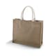 image 1 of Kimood Womens/Ladies Jute Beach Bag - Cappuccino - One Size Brown