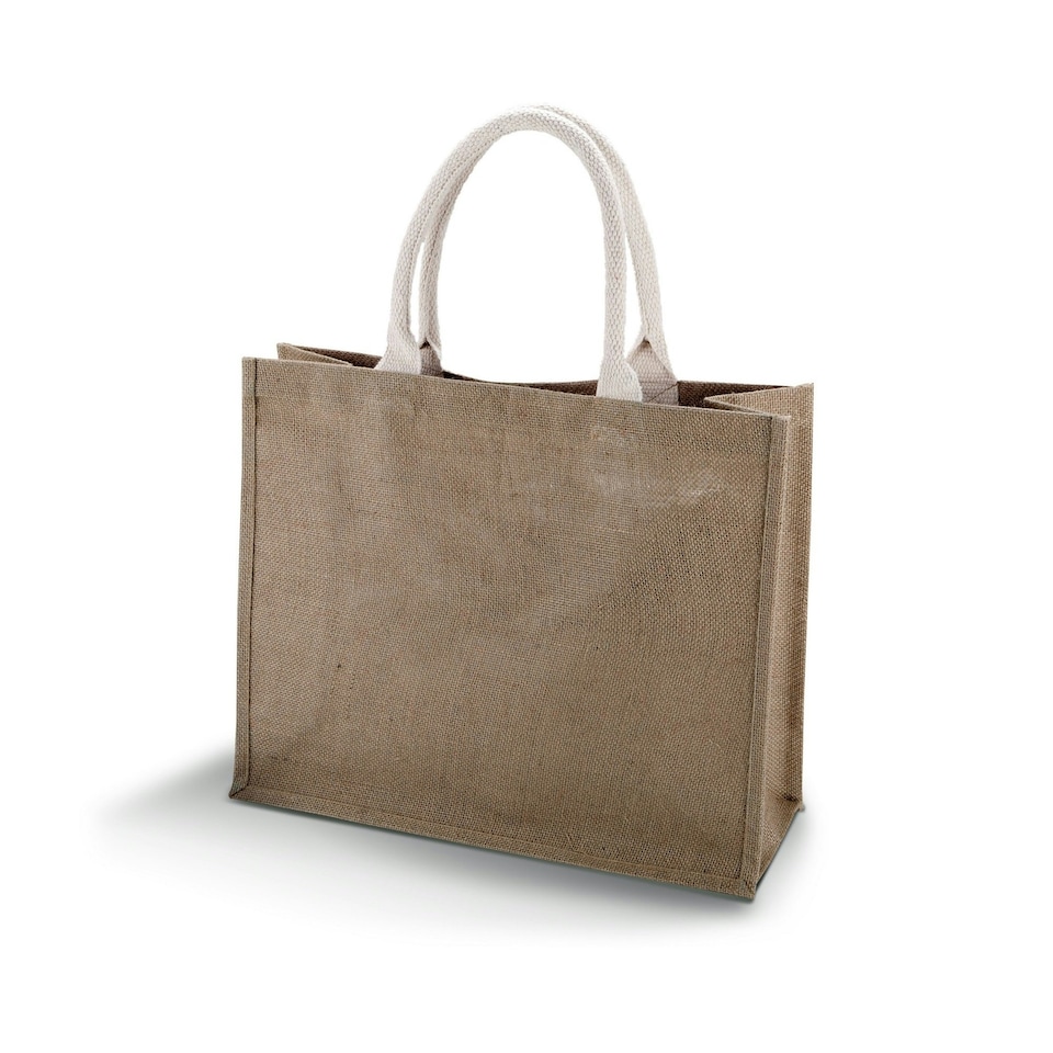 image 1 of Kimood Womens/Ladies Jute Beach Bag - Cappuccino - One Size Brown