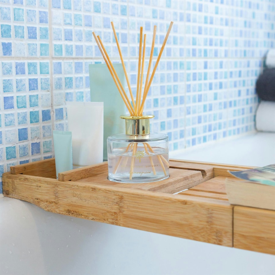 image 1 of Nicola Spring Glass Reed Diffuser - 200ml - Lemongrass