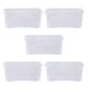 image 1 of Wham Crystal 5 x 45L Stackable Plastic Storage Boxes with Lids Clear
