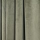 image 5 of OHS Soft Velvet Plain Dyed Thermal Insulated Panel Pair Eyelet Curtains, 90x90" Cream | Natural