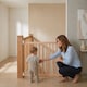 image 7 of Safetots Top of The Stairs Screw Fitted Stair Gate, Natural Wooden, 63.5cm - 105.5cm, Wood Baby Gate, Safety Gate | Cream | 1