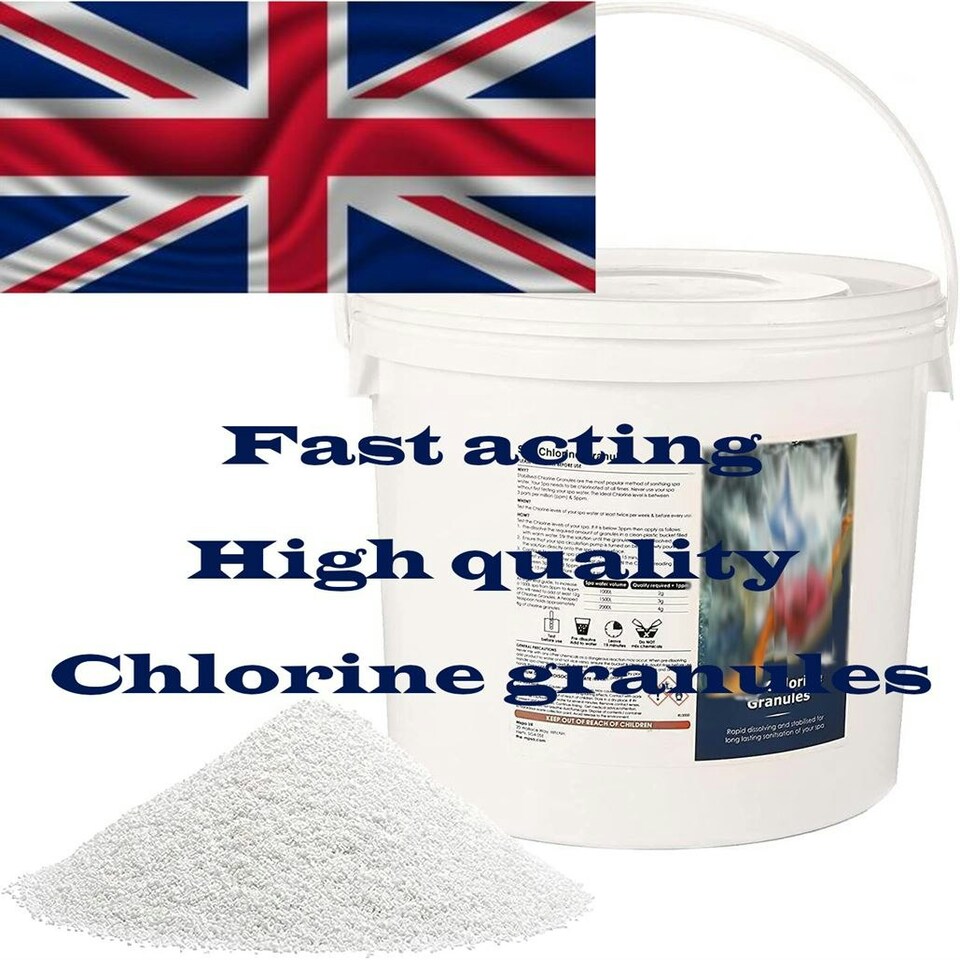 Stabilised Chlorine Granules 5kg Rapid dissolve Neutral PH Quality product