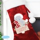 image 3 of Personalised Tiny Tatty Teddy 'My 1st Christmas' Luxury Red Stocking
