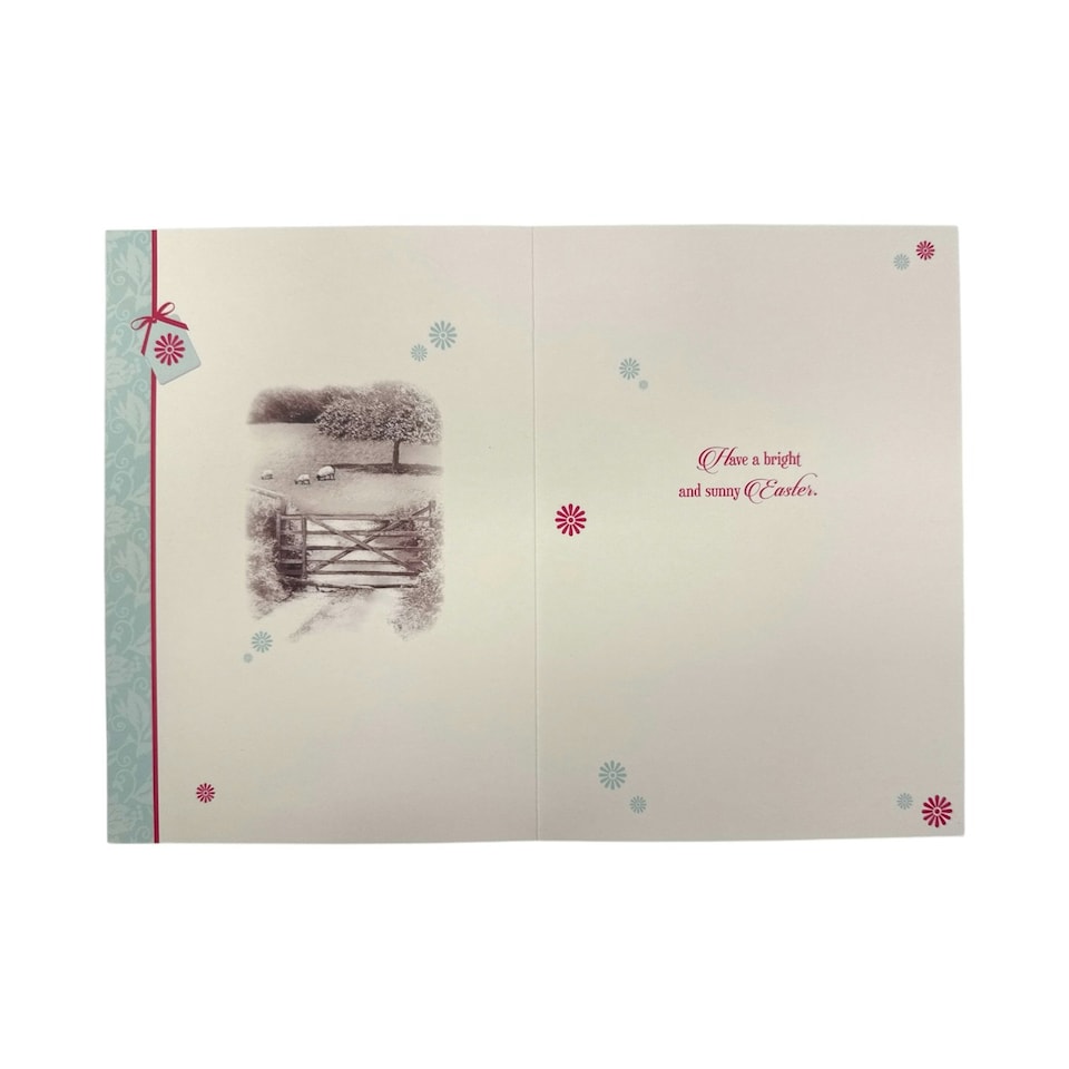 image 1 of Wonderful Time Joy And Happiness Open Easter Card