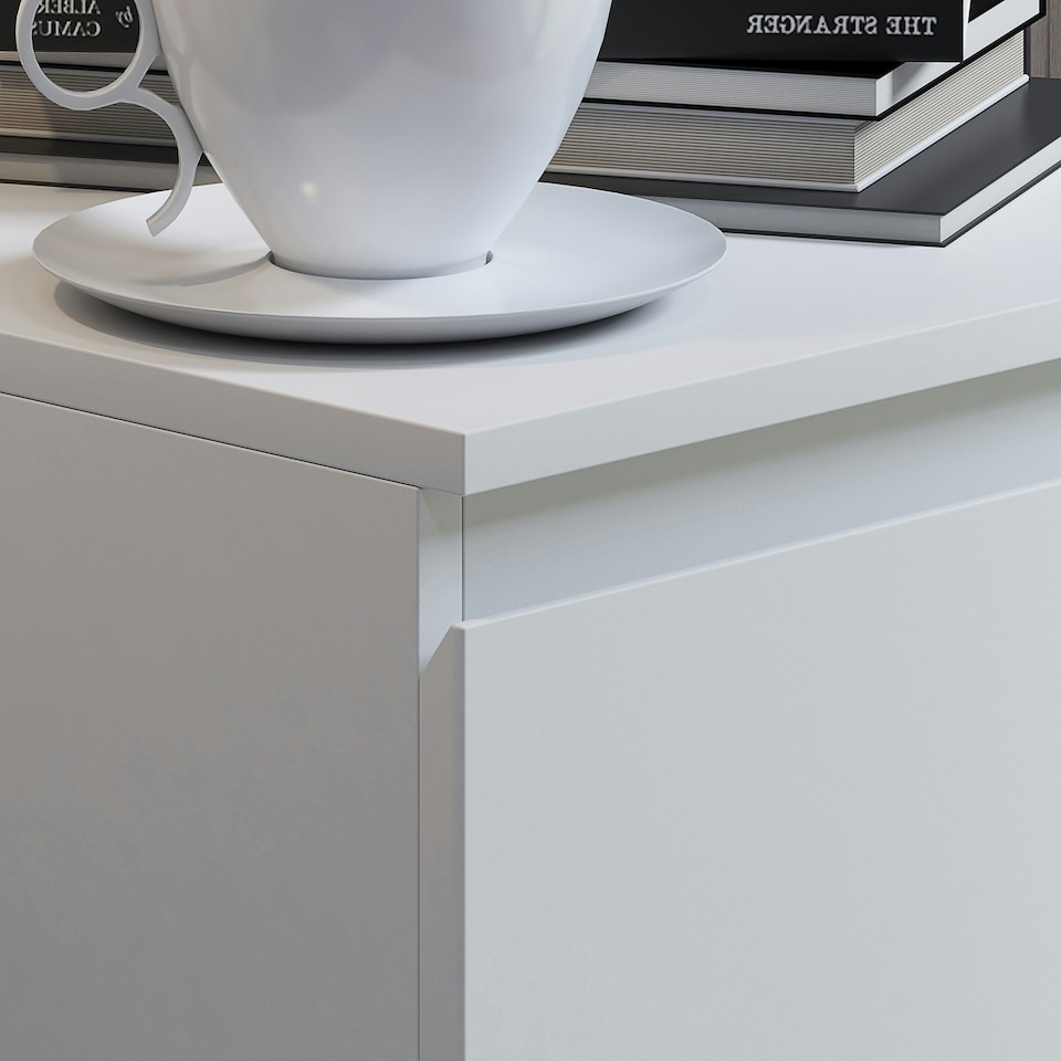 image 1 of FWStyle Stora 4 Drawer Chest of Drawers - Matt White