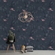 image 2 of Holden Décor Lake Flamingo Wallpaper - Dark Blue/Pink - 32.8ft x 20.5in