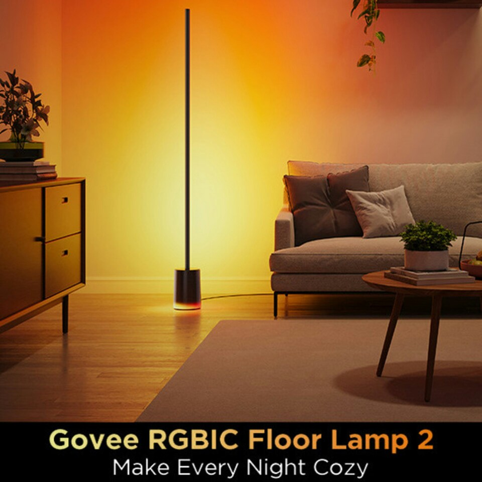 image 1 of Govee Standing Cylinder Floor light - RGBICWW Floor Lamp (Support Matter) | Multi
