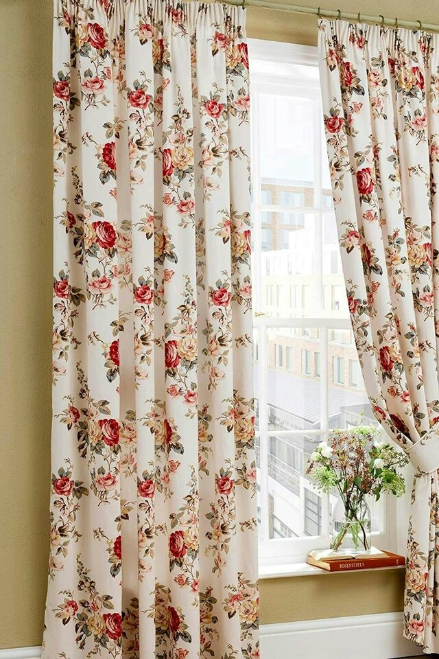 image 1 of Orla Kiely Multi Stem Auburn Curtains 168x229cm