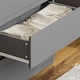 image 8 of Vida Designs Denver 5 Drawer Chest of Drawers Bedroom Storage, Grey