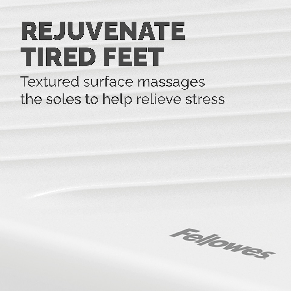 image 1 of Fellowes Breyta Ergonomic Footrest White Portable Adjustable 100016563