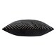 image 4 of Paoletti Evoke Cut Velvet Cushion | Black | Black | 55 x 55cm | 1