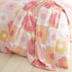 image 4 of Catherine Lansfield Retro Daisy Cosy Fleece 130x170cm Blanket Throw Pink