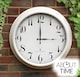 image 5 of Outdoor Garden Clock Antique White Perfect Time Radio Controlled 57.5 cm