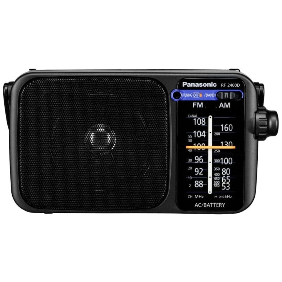 image 1 of Panasonic RF-2400D Black Digital Portable Radio AM/FM