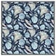 image 3 of Boho chic indigo pattern (Picture Frame) Brown | XS