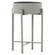 image 2 of Interiors by Premier Sturdy Small Grey Floor Standing Planter, Contemporary Outdoor Pot For Flowers, Durable Floor Planter Grey