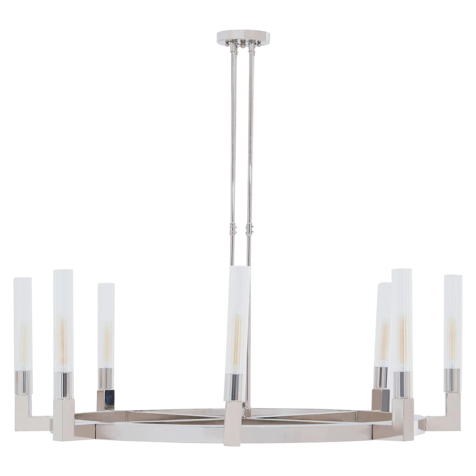 image 1 of Interiors by Premier 8-light Ceiling Light Silver