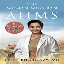 The Woman Who Ran Aiims Hardback Book