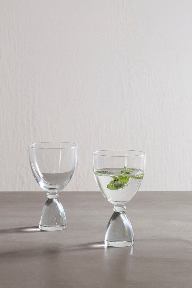 image 1 of Mila Set Of 2 Clear Cocktail Glasses