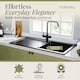 image 3 of Balterley 100cm Kitchen Single Bowl Composite Inset Sink with Overflow & Reversible Drainer