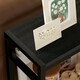 image 9 of HOMCOM Side Table with Storage, Small Table for Living Room, Bedroom Black