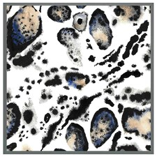 Leopard print with blue (Picture Frame) Grey | S