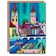 image 1 of Ernst Ludwig Kirchner Art Card Zurich Colourful Cityscape