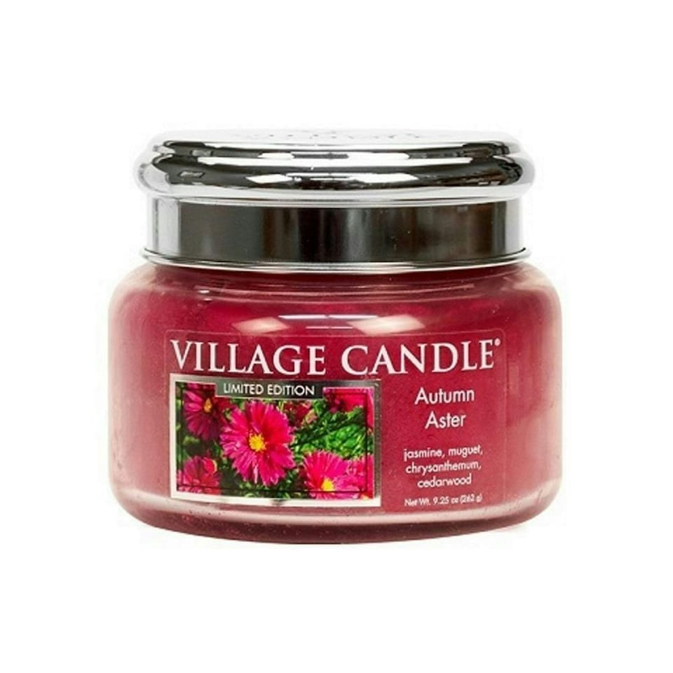 Village Candle Small Jar Autumn Aster 11oz