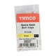 image 2 of Timco - Spare Rack Bolt Keys (Size 80mm - 2 Pieces)