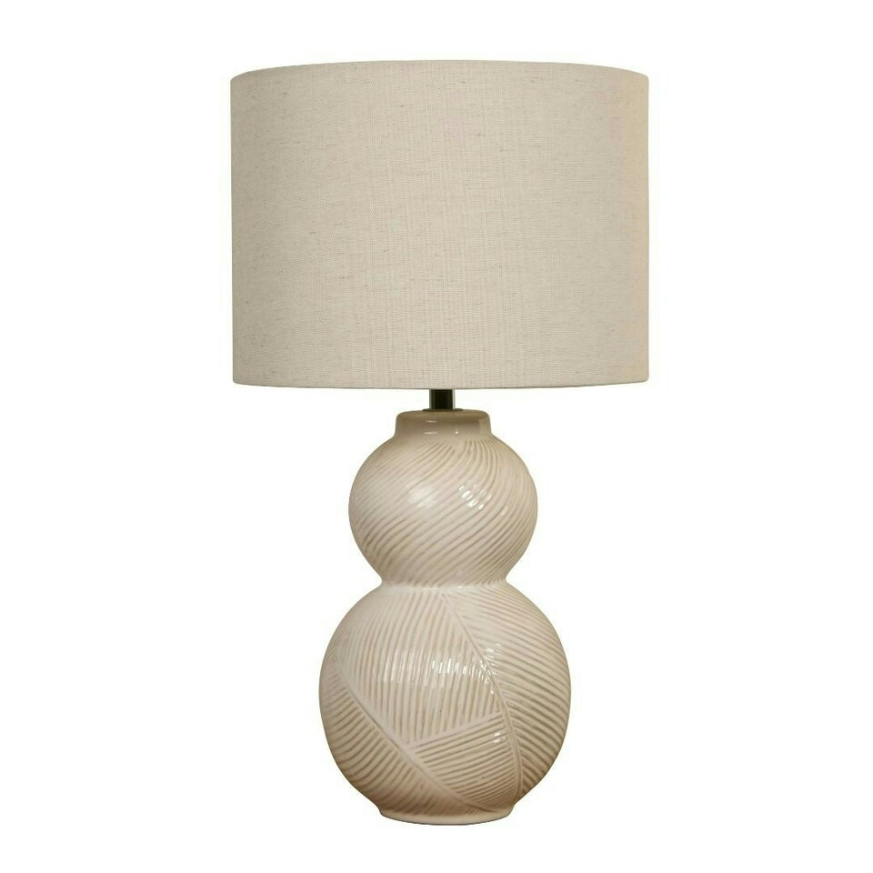image 1 of Wilmette White Ceramic Table Lamp White