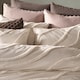 image 3 of OHS Tufted Contour Bedding Set Duvet Cover with Pillowcase | White | Ivory | Double