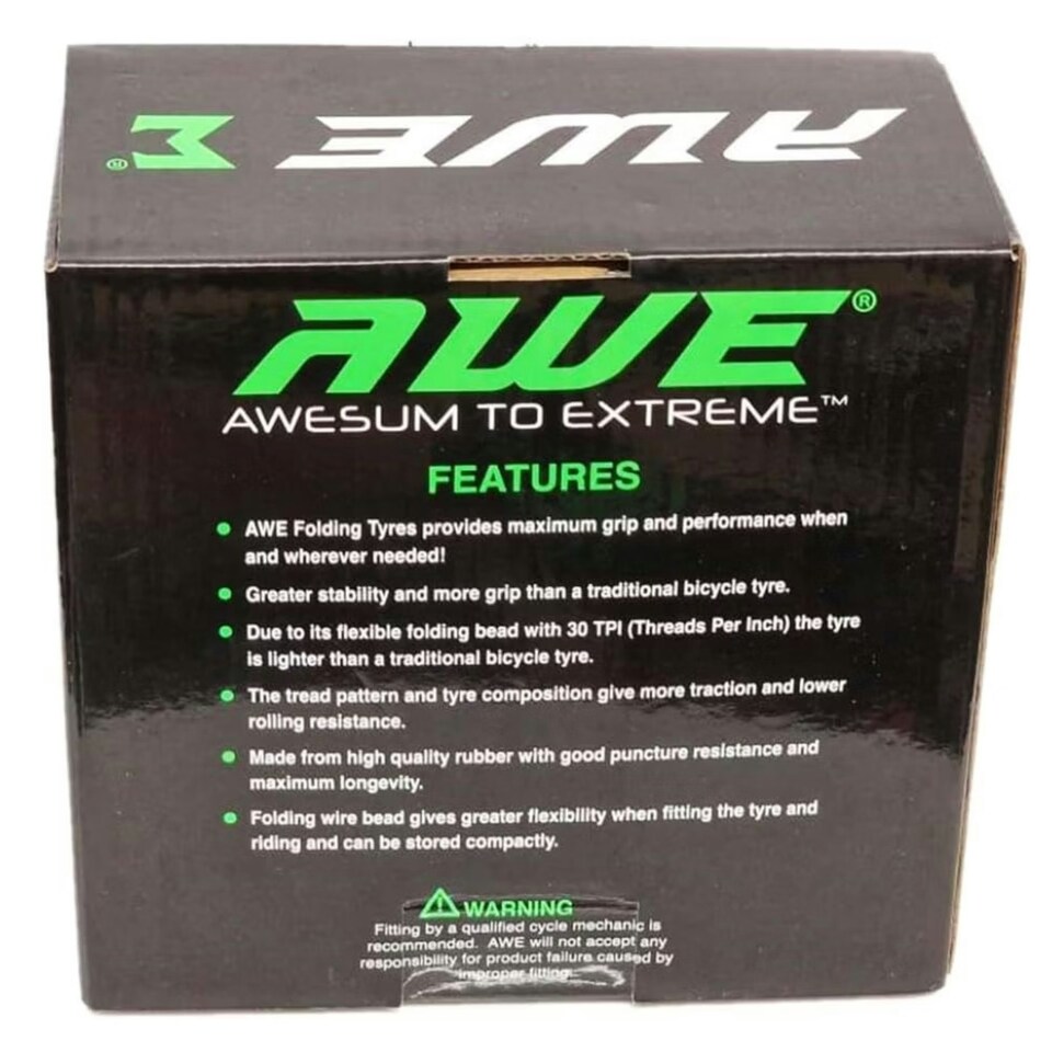 image 1 of 1 x Puncture Protection Folding Tyre 20"x 1.95" & Inner Tube 20" x 1.75-2.125 SV