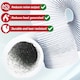 image 5 of SPARES2GO Vent Hose for AEG Cooker Hood Extractor PVC Aluminium Foil Insulated Duct Outlet Pipe (6" x 2.5m)