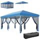 image 1 of Outsunny 6 x 3(m) Pop Up Party Tent Canopy with 6 Removable Sidewalls Blue