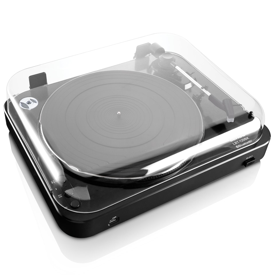 image 1 of LENCO LBT-120BK - Turntable with direct encoding and Bluetooth - Black