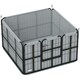 image 1 of PawHut Whelping Box w/ Washable Whelping Pad, Wind-Resistant Cloth, Black 